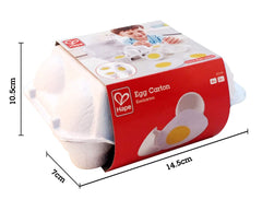 Hape fried eggs with yolk and white for realistic cooking play