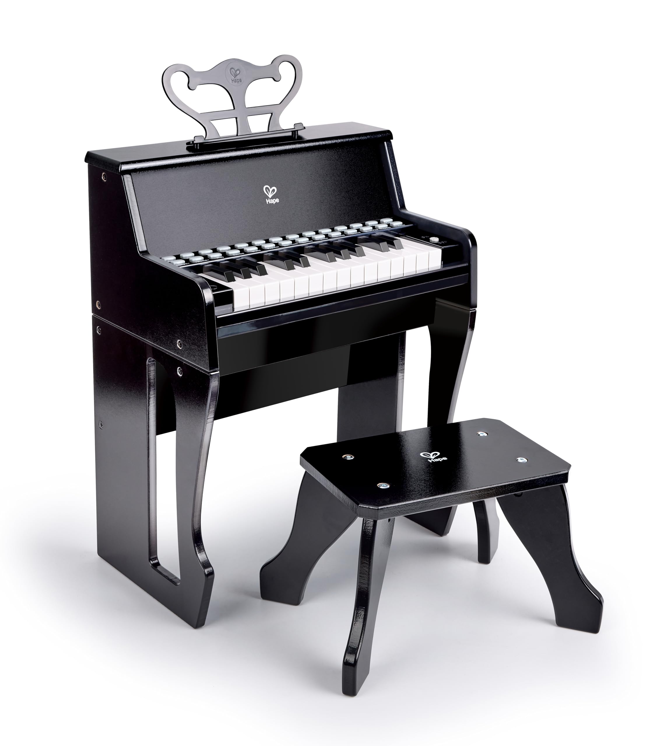 Hape Learn with Lights black piano keys glow for beginners' guidance