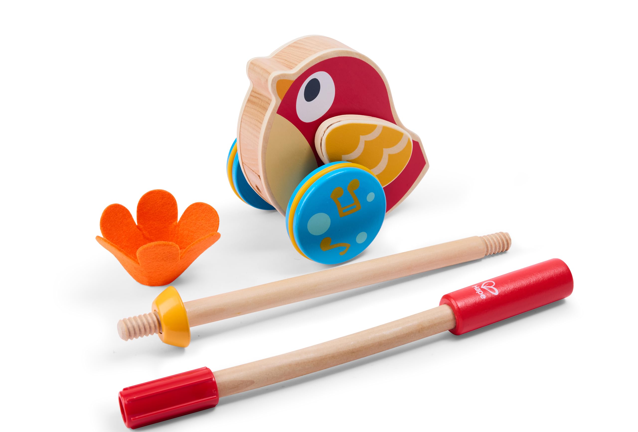 Hape Lilly designed for ages 12 months and up to support early mobility.