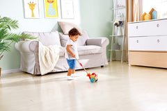 Hape Lilly colorful finish sparks visual curiosity and exploration.