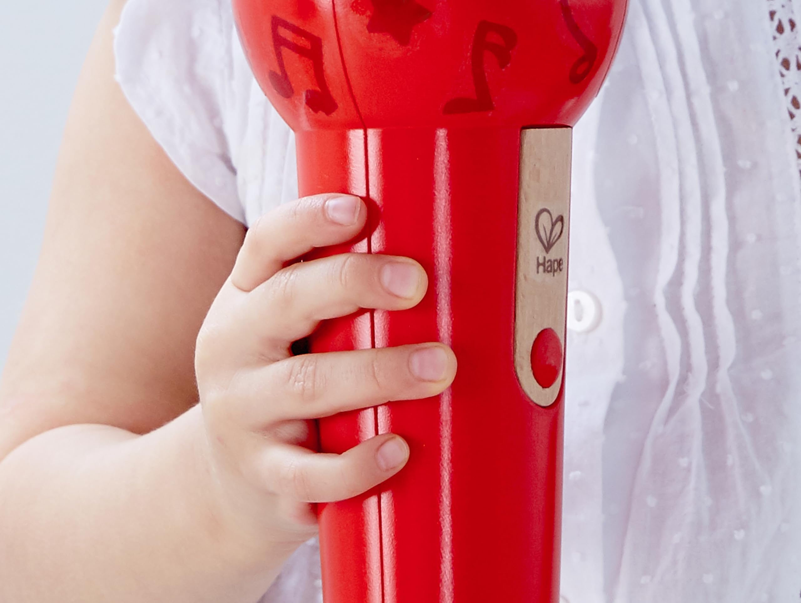 Hape Mighty Echo Microphone age 12 months up guidance in product image