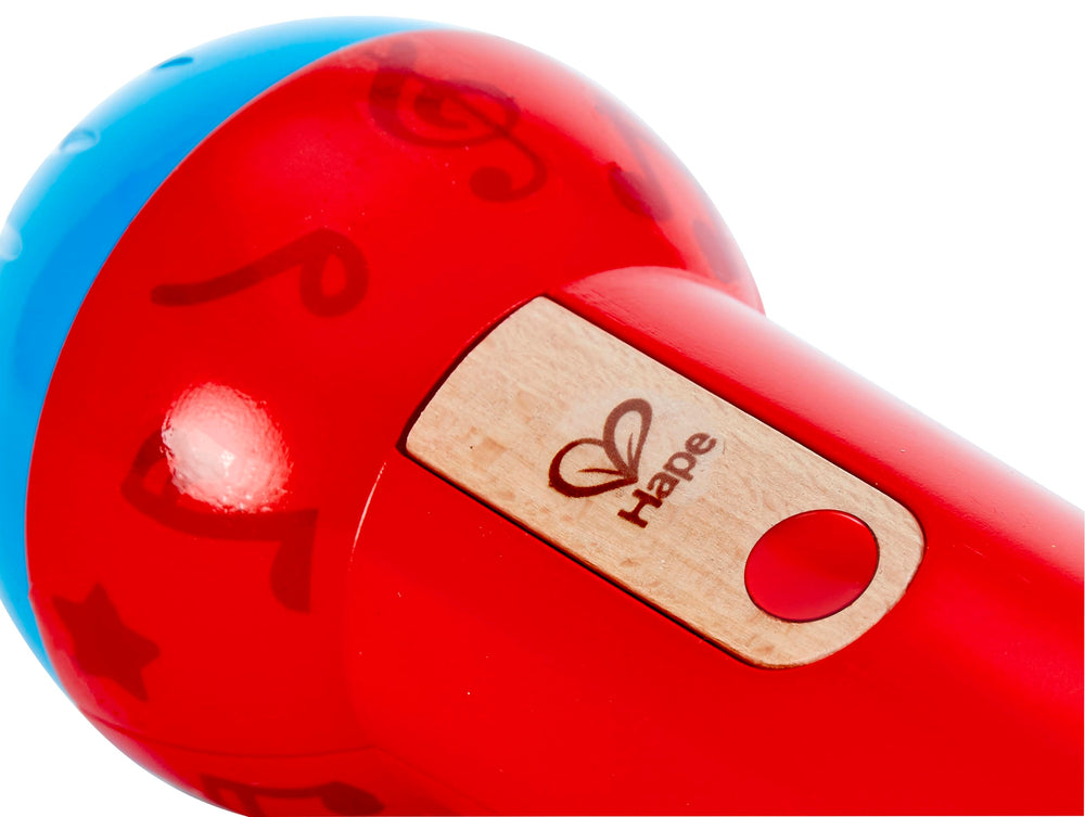 Hape Mighty Echo Microphone battery-free design emphasizes simple, fuss-free playtime