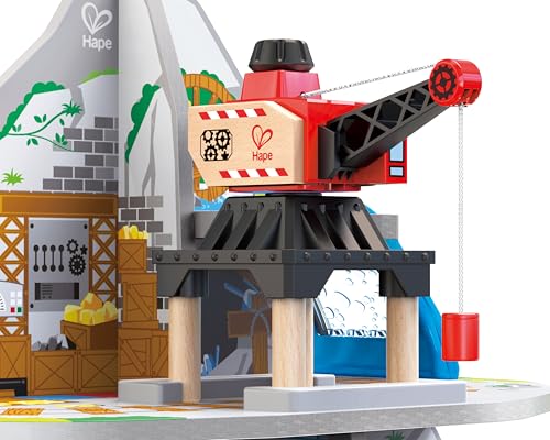 Hape Mountain Mine compact design fits in small play spaces