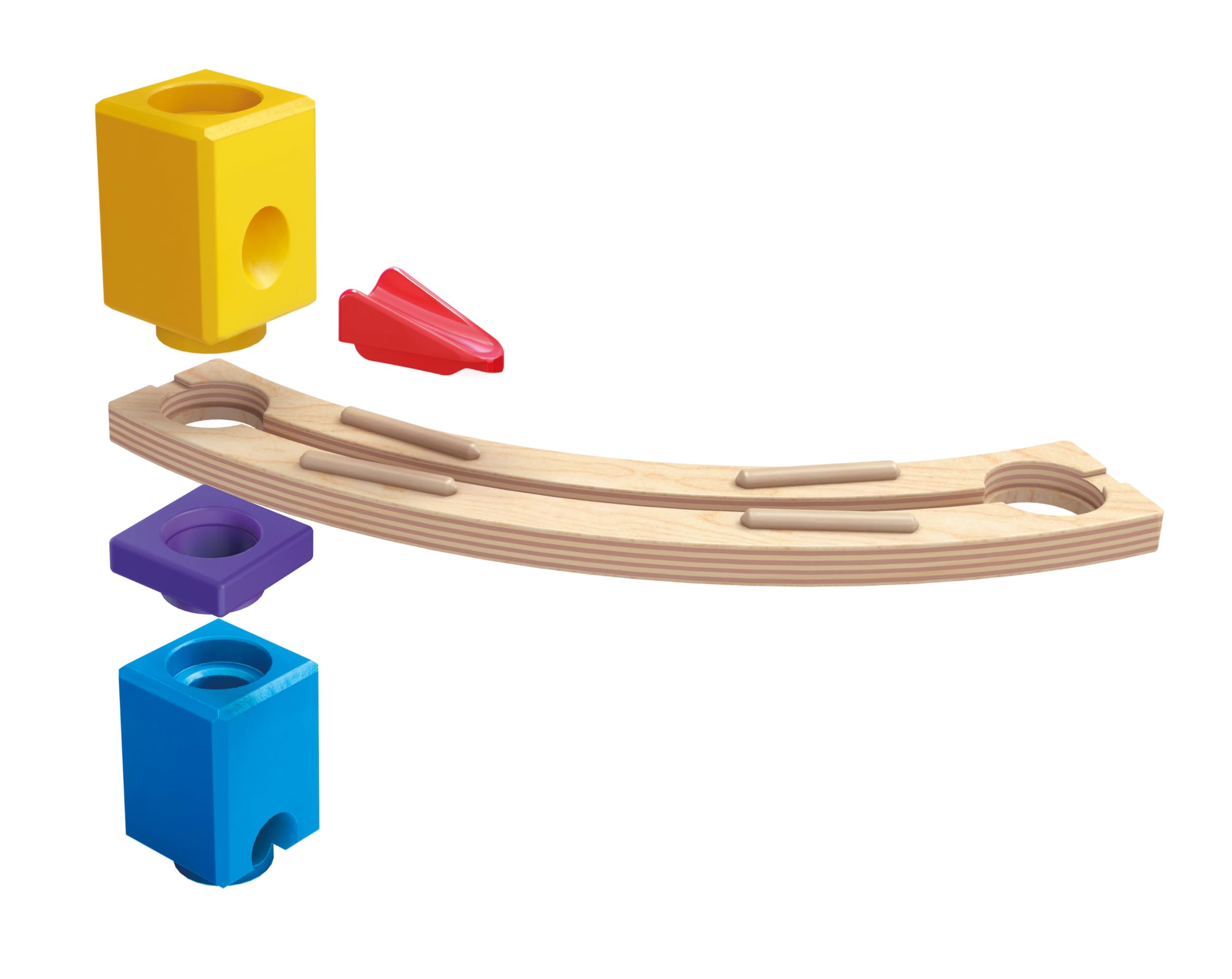 Hape wooden finish uses non-toxic paints for safe play in homes.