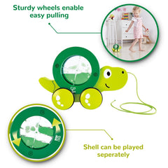 Durable wood construction with child-safe paint for long-lasting toddler play.