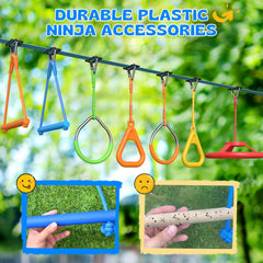 Hapfan climbing net boosts balance and adventurous exploration.