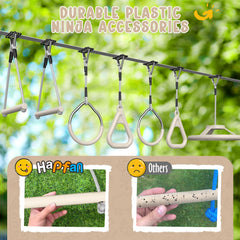 Hapfan portable outdoor climbing toy with carrying bag for trips
