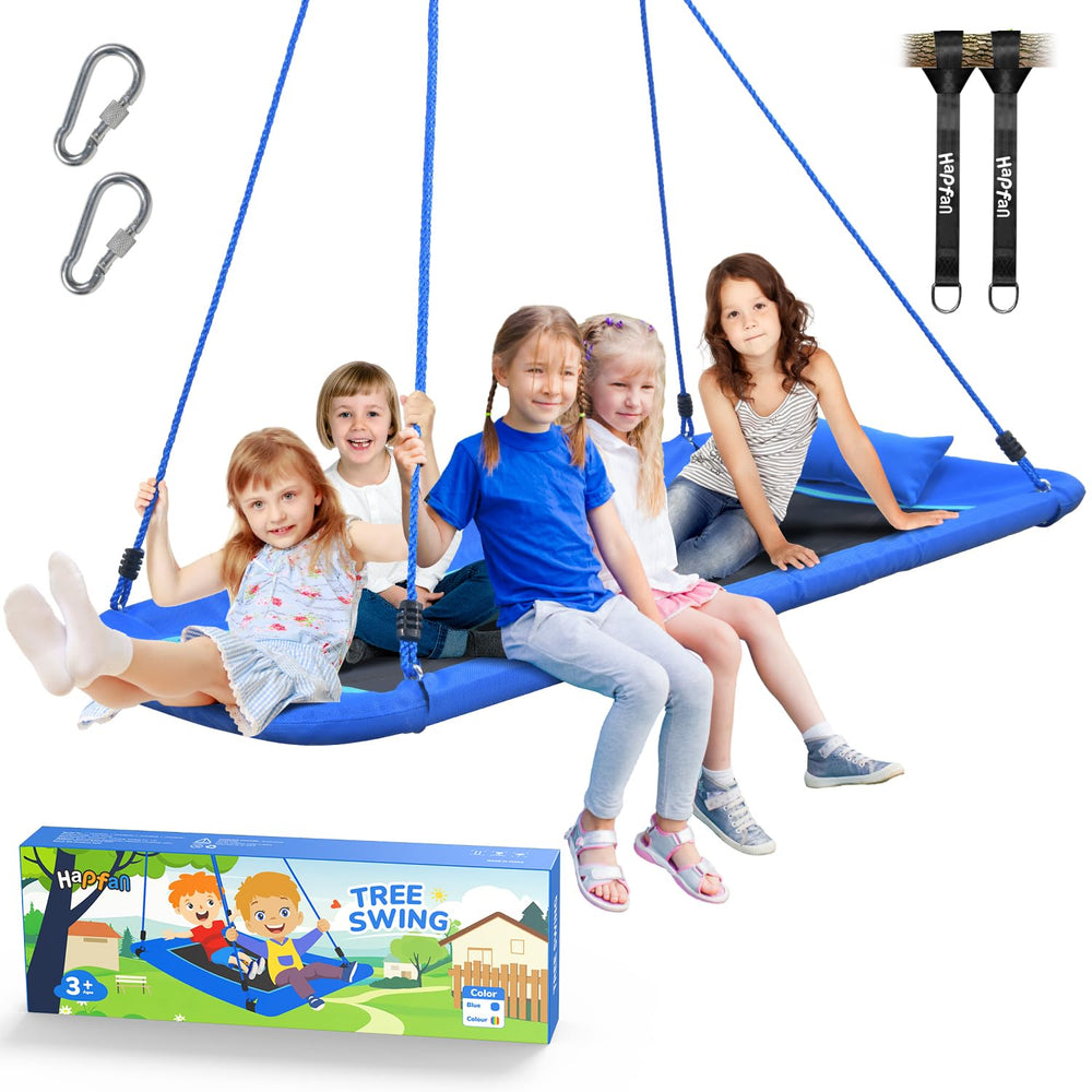 Hapfan weather-resistant platform swing for durable outdoor fun.