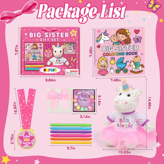 HAPGFS big-sister-outfit on plush unicorn invites pride and role-play