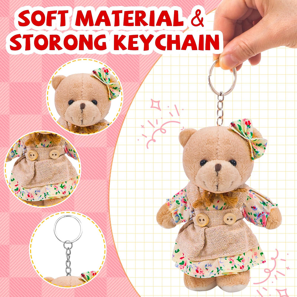 HAPGFS white mesh gift bags for elegant bear presentation.