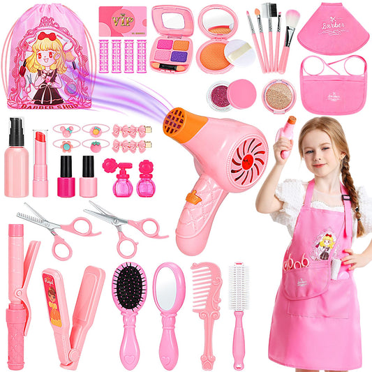 Hapgo hair salon toys storage bag keeps tools neatly organized for easy cleanup.