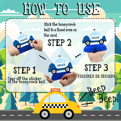 HaPiBiDesign transportation birthday setup with easy assembly and versatile display