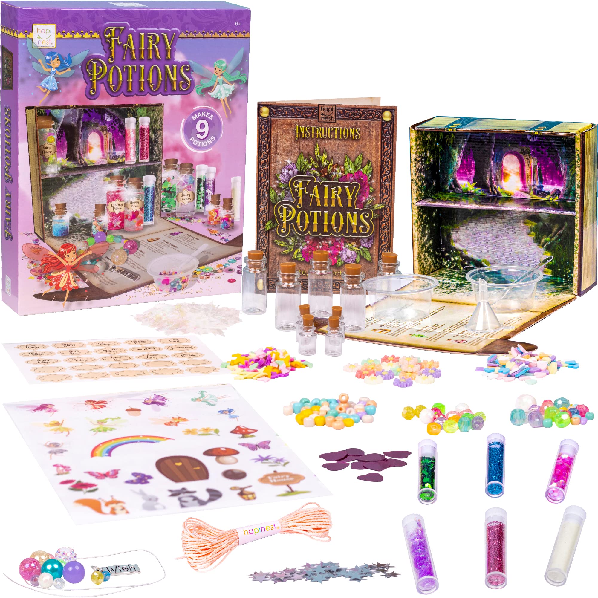 Hapinest 9 potions glitter supplies spark creativity in kid-friendly potion making