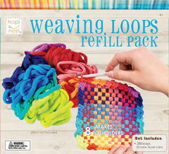 Hapinest easy weaving kit for kids highlights simple setup and family crafting moments.