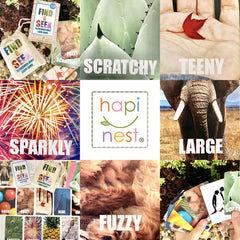 Hapinest travel-ready scavenger hunt saves space during trips.