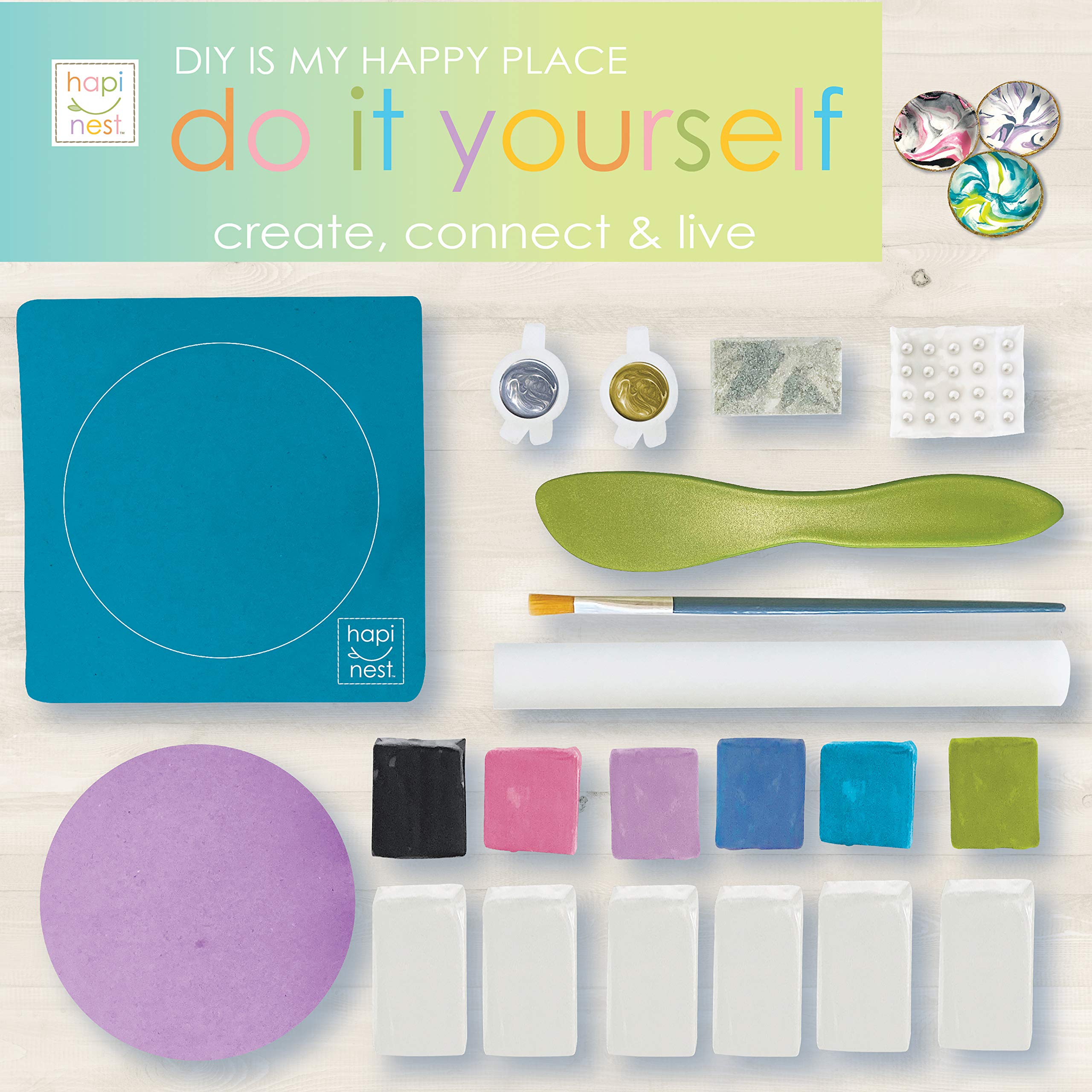 Hapinest all-in-one craft tools and mat for easy shaping