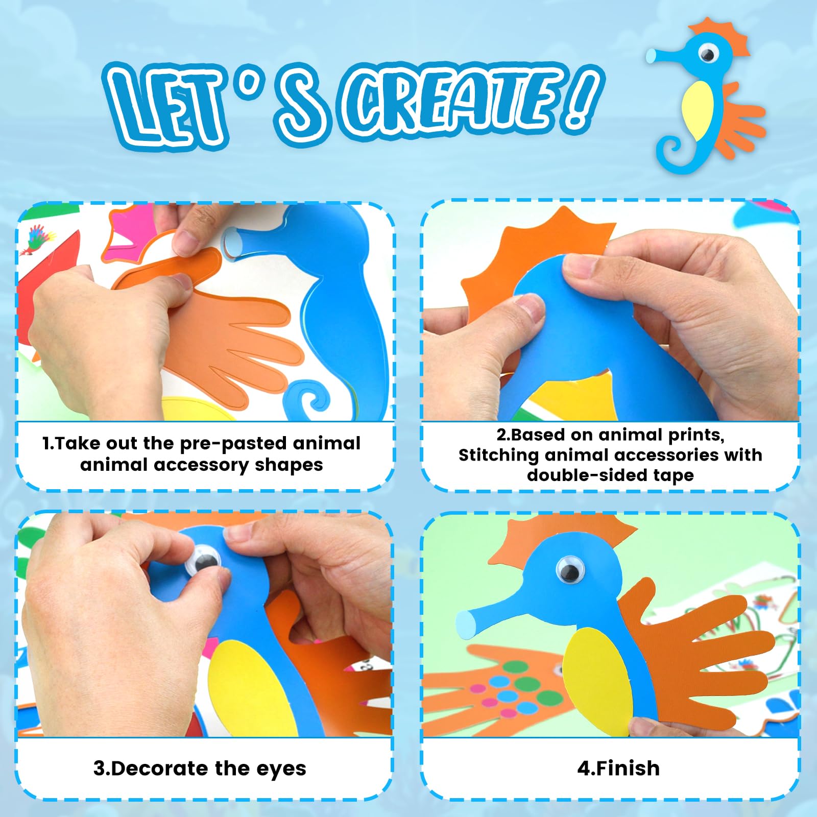 HAPMARS instruction manual image guides easy step-by-step crafting.