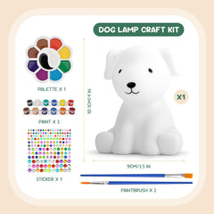 HAPMARS dog light base with paint set invites creative painting sessions