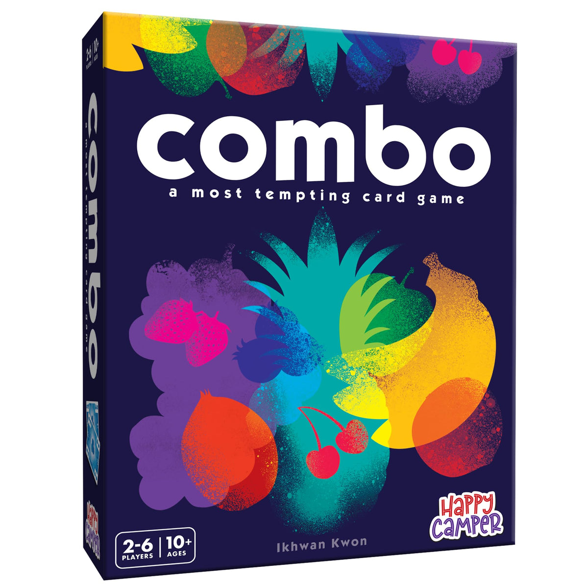Happy Camper Combo card game cover—vibrant art for family game night.