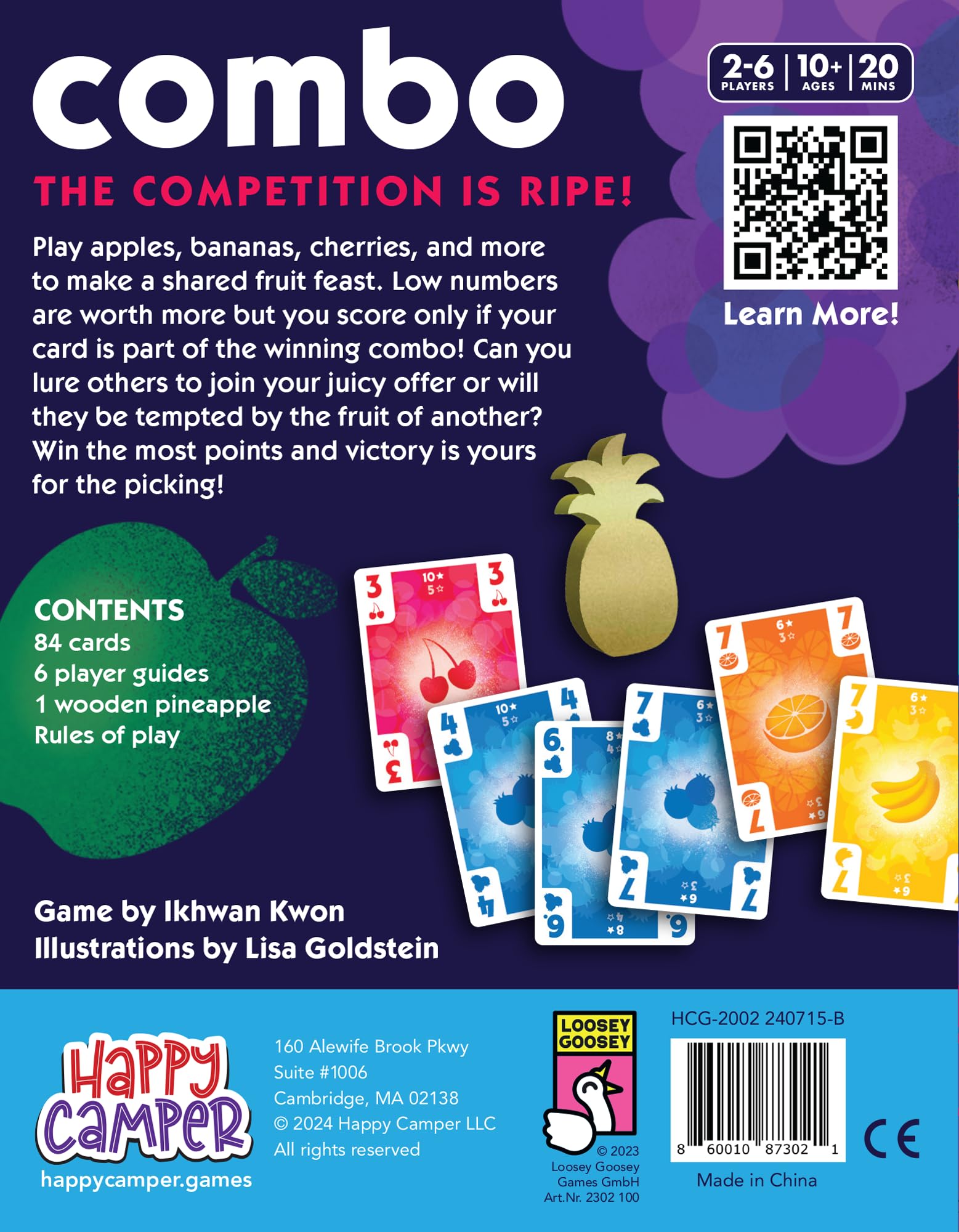 Happy Camper Combo shuffle and deal—captures cards forming a potential winning combo.