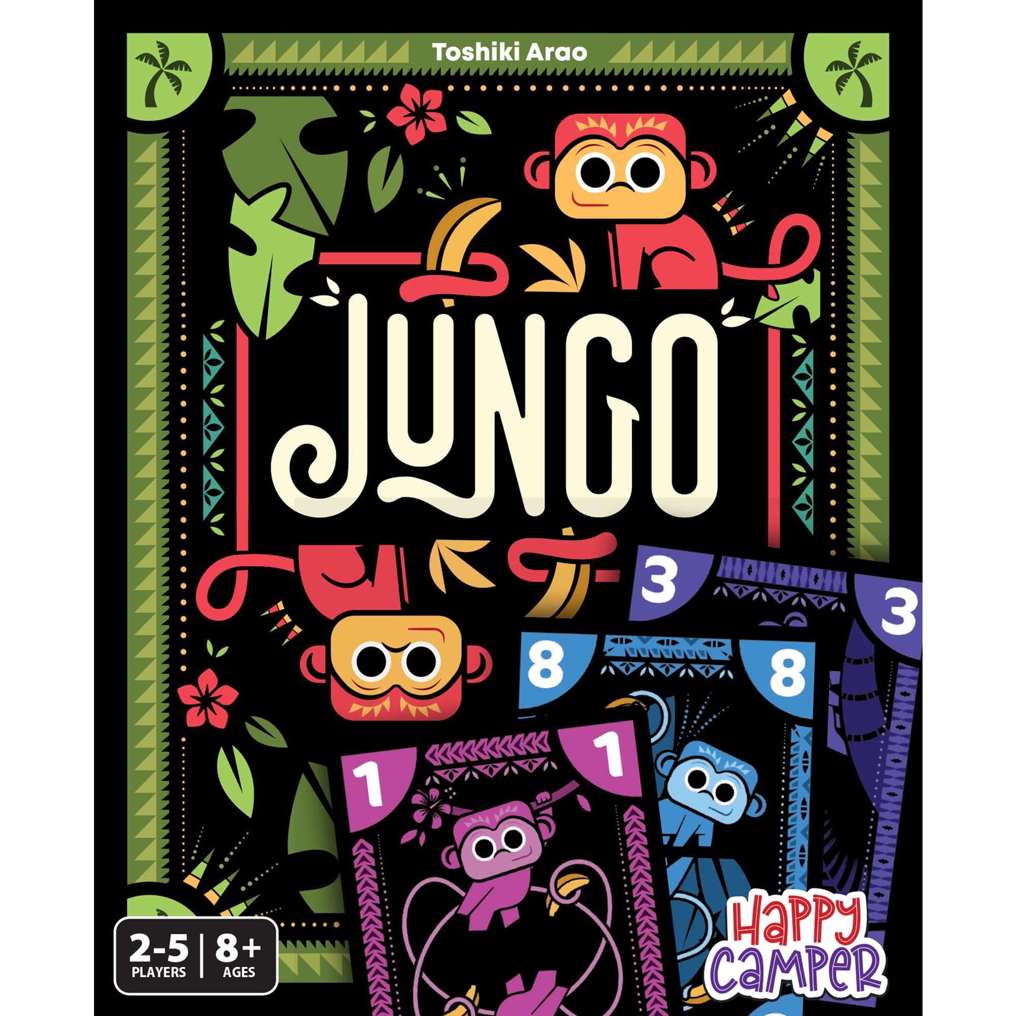 Happy Camper Jungo beat-the-play moment emphasizes strategic thinking for family game night.