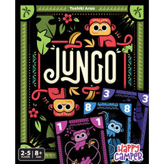 Happy Camper Jungo beat-the-play moment emphasizes strategic thinking for family game night.