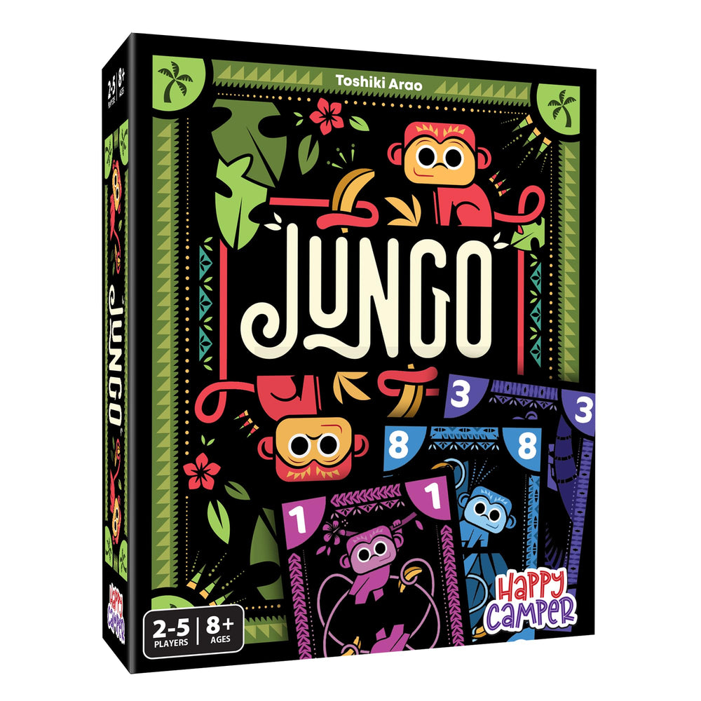 Happy Camper Jungo card-setup ready deck for quick family play.