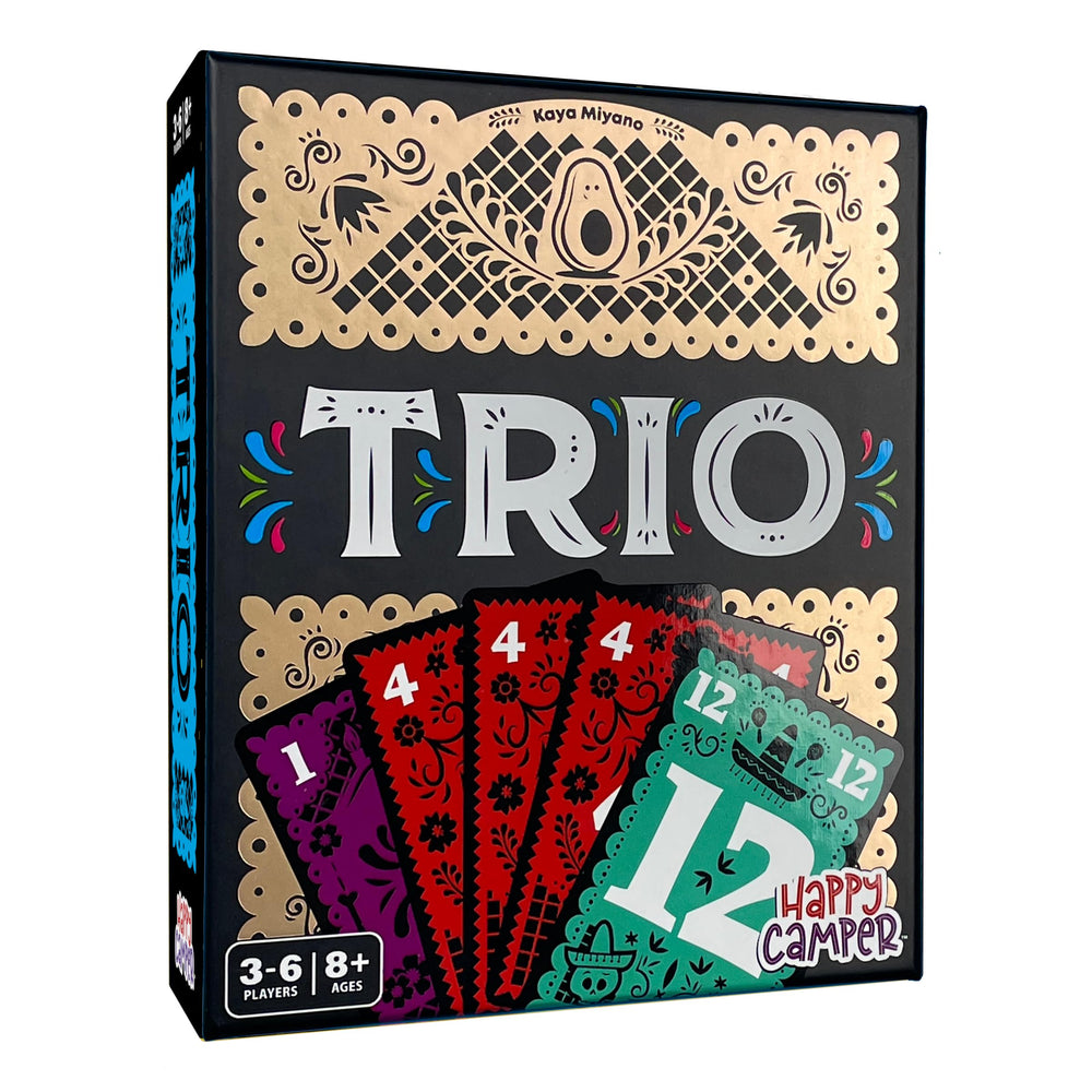 Happy Camper Trio middle-card reveal enhances family interaction during play
