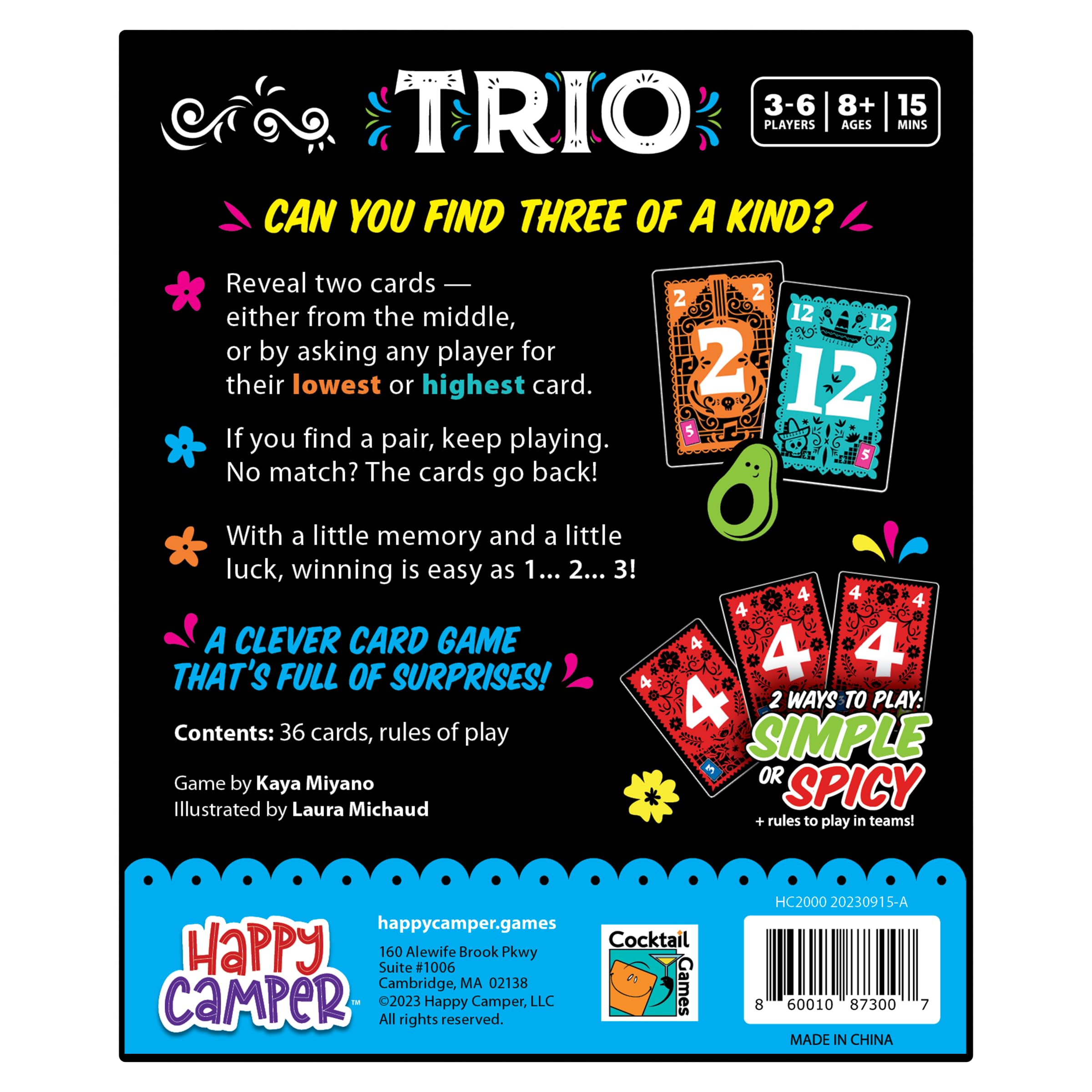 Happy Camper Trio three-of-a-kind moment delivers satisfying progression