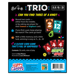 Happy Camper Trio three-of-a-kind moment delivers satisfying progression