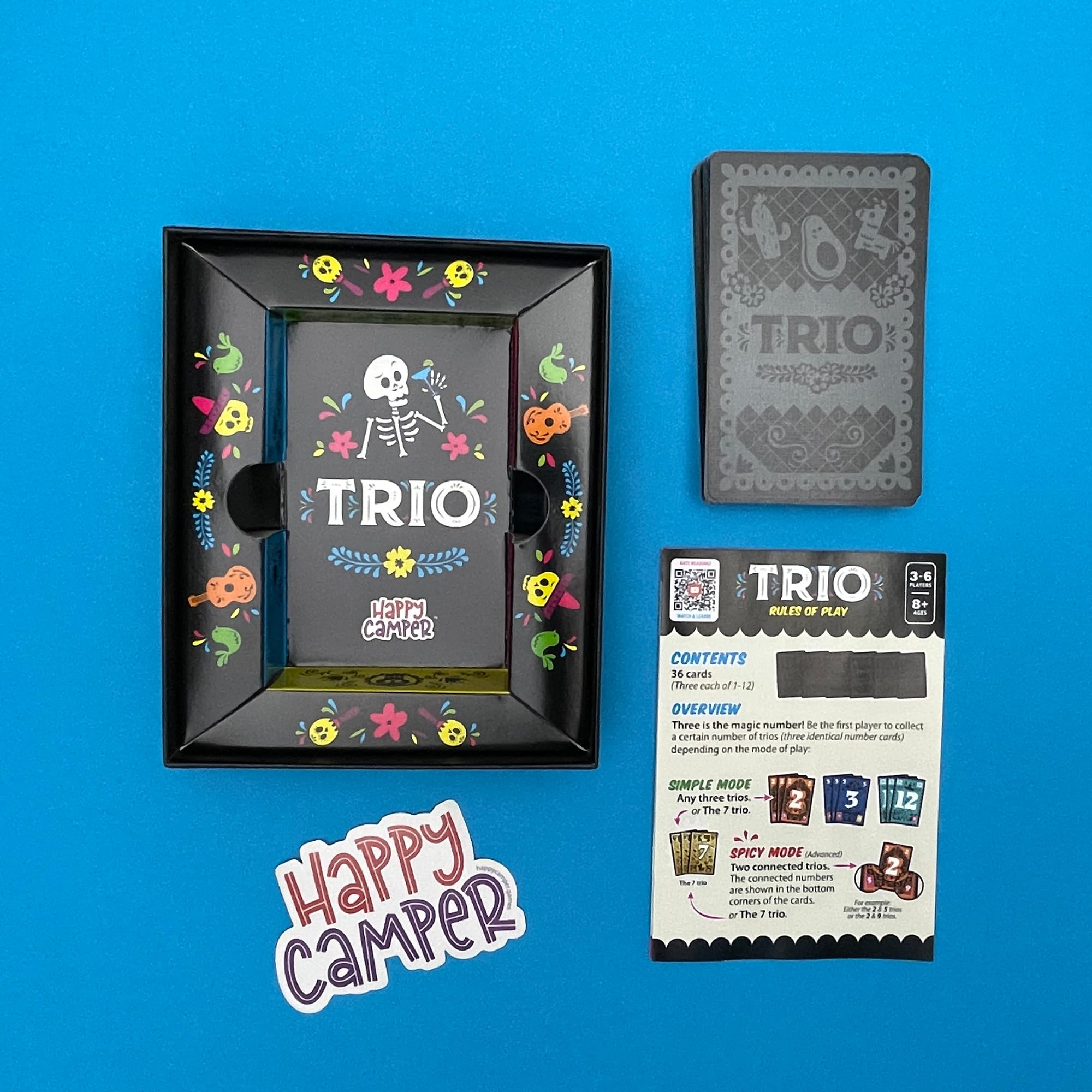 Happy Camper Trio travel-friendly design supports on-the-go gaming