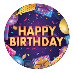 HAPPY CHOICES happy-birthday-cupcake-decor adds sturdy color for standout celebrations.