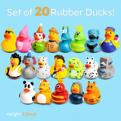 Happy Duckers bath time ducks close up showing bright colors