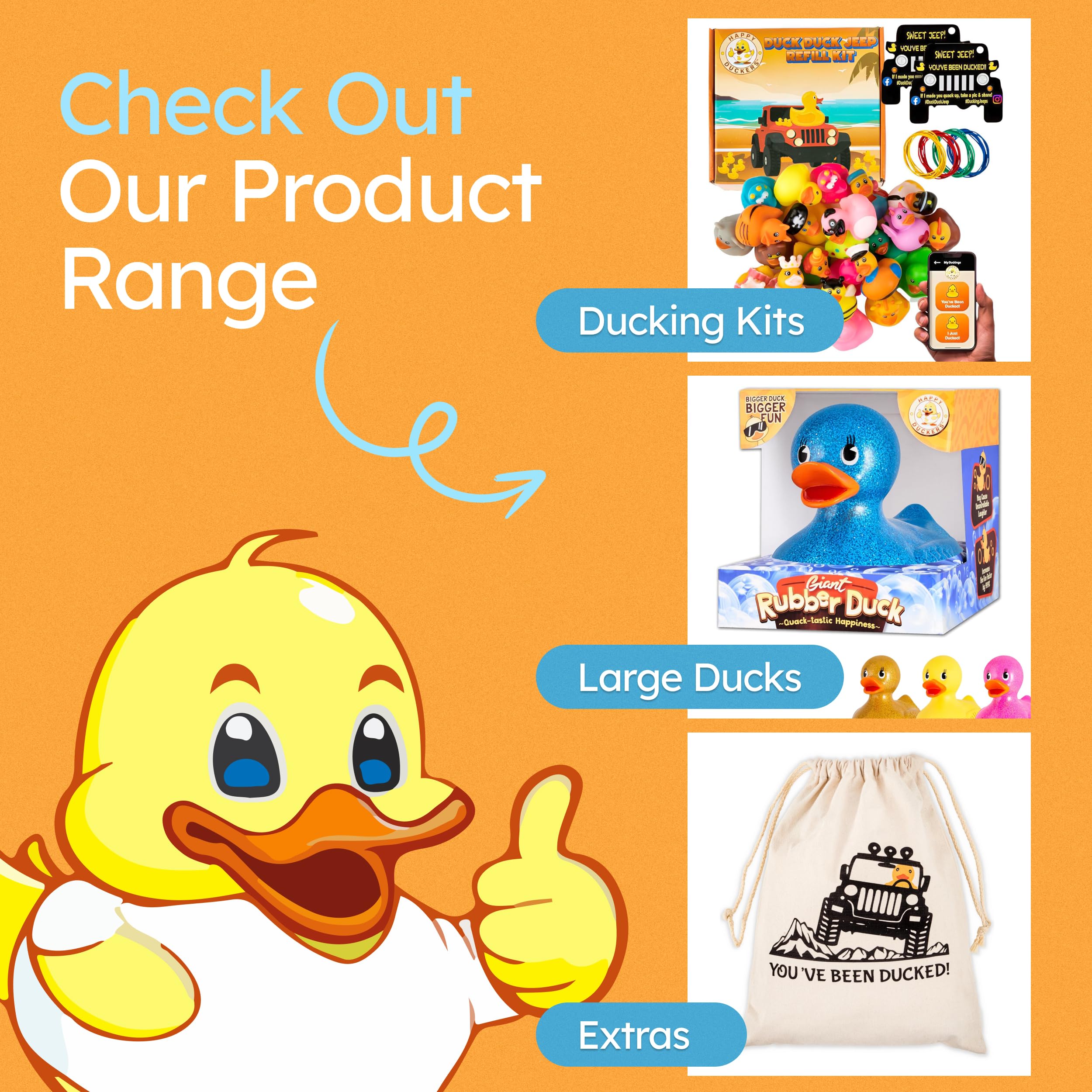 Happy Duckers gift ready ducks perfect for gifting or party favors