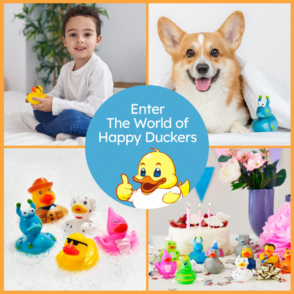 Happy Duckers pool party ducks ideal for water fun and party décor