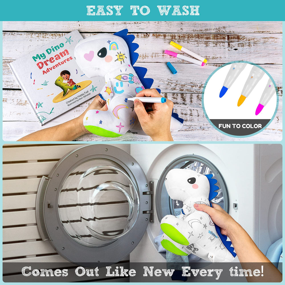 Happy Fuel Coloring Kit with markers, ready for mess-free art and creativity.