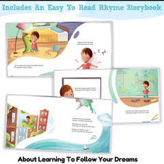 Happy Fuel Dinosaur Story Book, cozy rhymes to pair with color time.