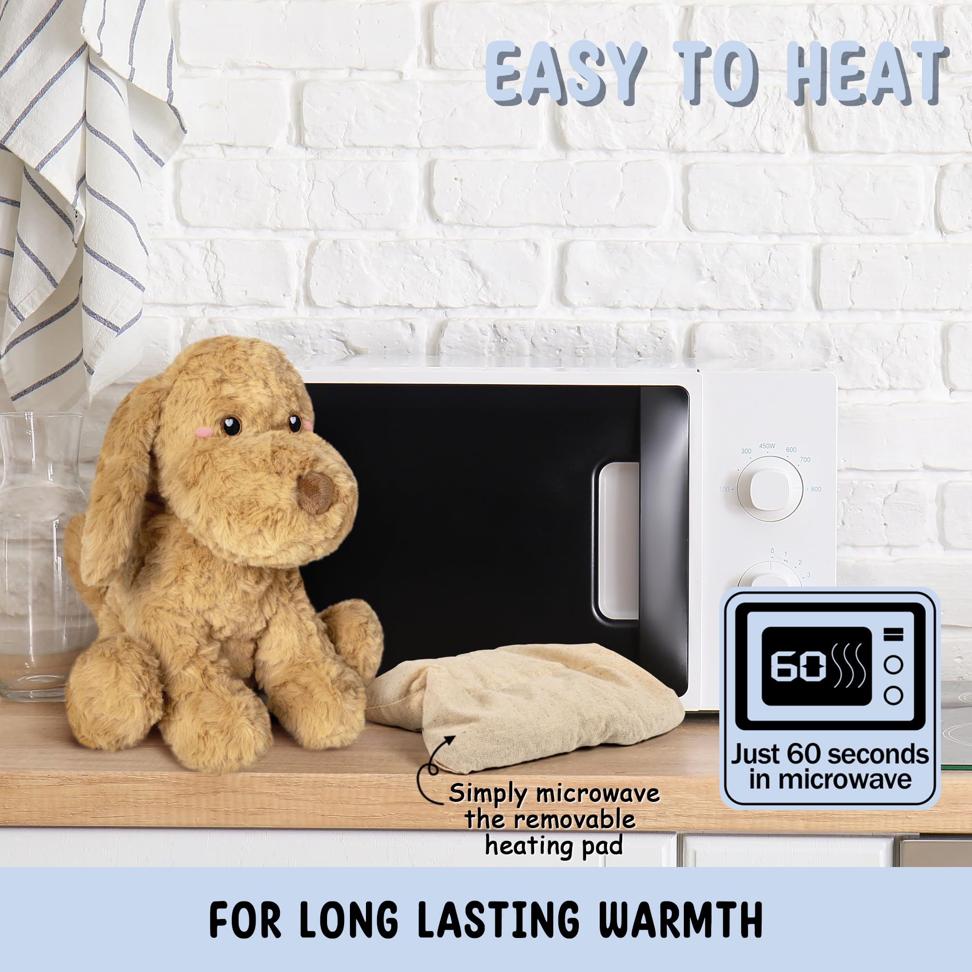 Happy Fuel gift-ready Goldendoodle plush for women, teens, and kids