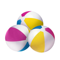 Happy Hippo pastel beach ball inflated for backyard fun