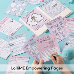 Happy Lolli Mint LolliME washi tape roll for color and organization
