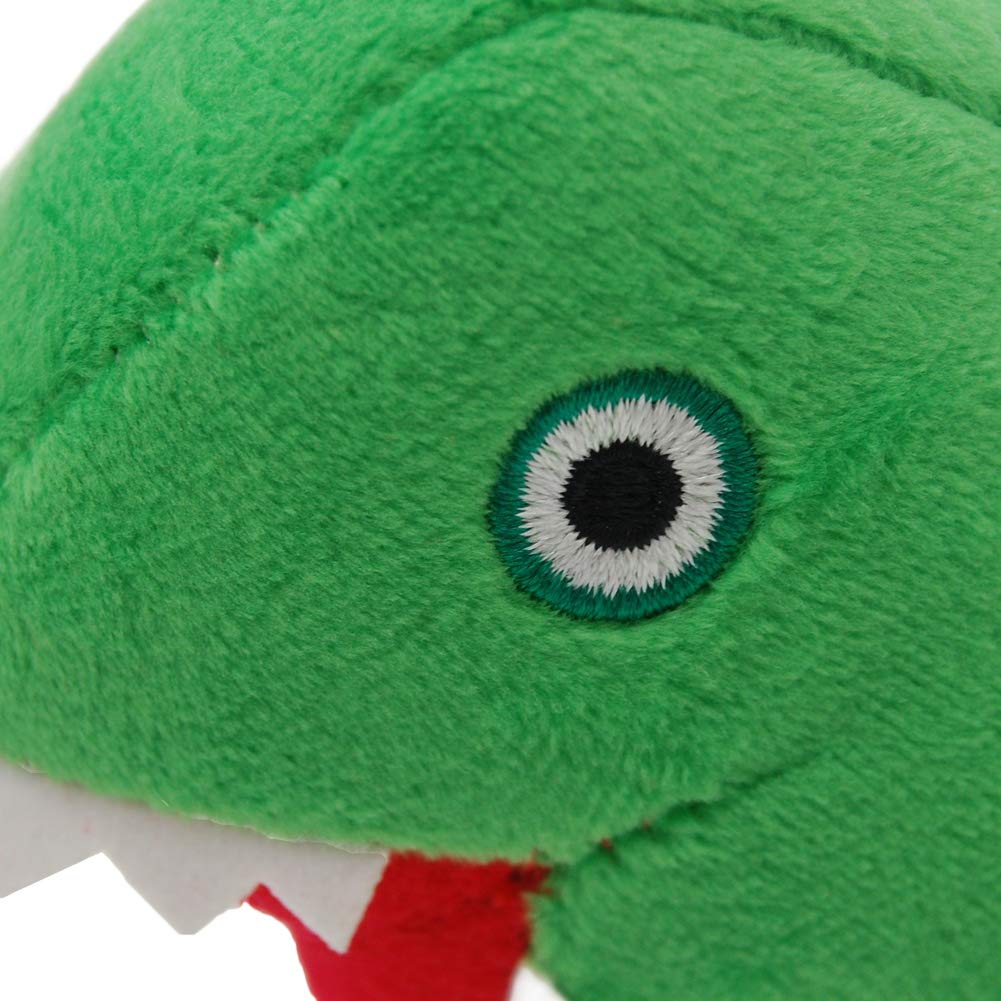 Happy Trees George Dinosaur Plush fabric closeup shows soft, durable material for daily cuddles
