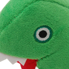 Happy Trees George Dinosaur Plush fabric closeup shows soft, durable material for daily cuddles