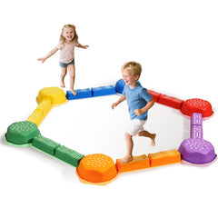 HappyField balance beam for kids setup — easy home assembly.