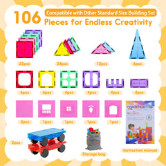 HAPPYMATY durable magnets ensure secure connections during energetic play.