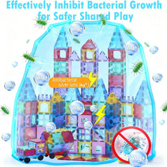 HAPPYMATY silver-ion antibacterial protection highlights built-in surface safety.