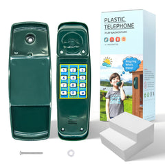 HAPPYPIE Toy Phone green dial buttons for playful pretend calls and imagination