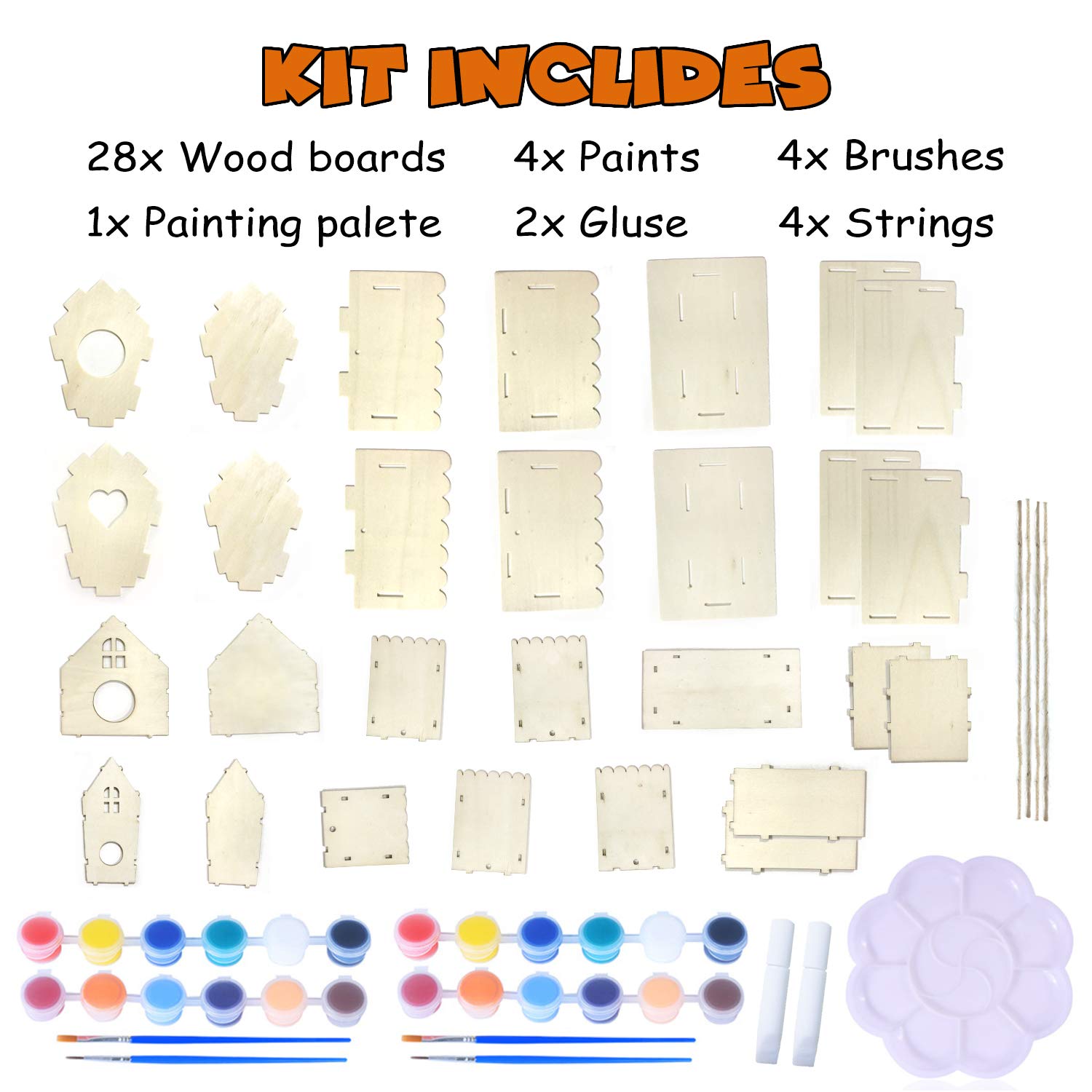 hapray twelve paint colors enabling safe, creative expression during painting.