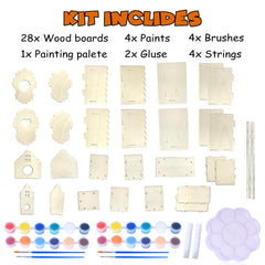 hapray twelve paint colors enabling safe, creative expression during painting.