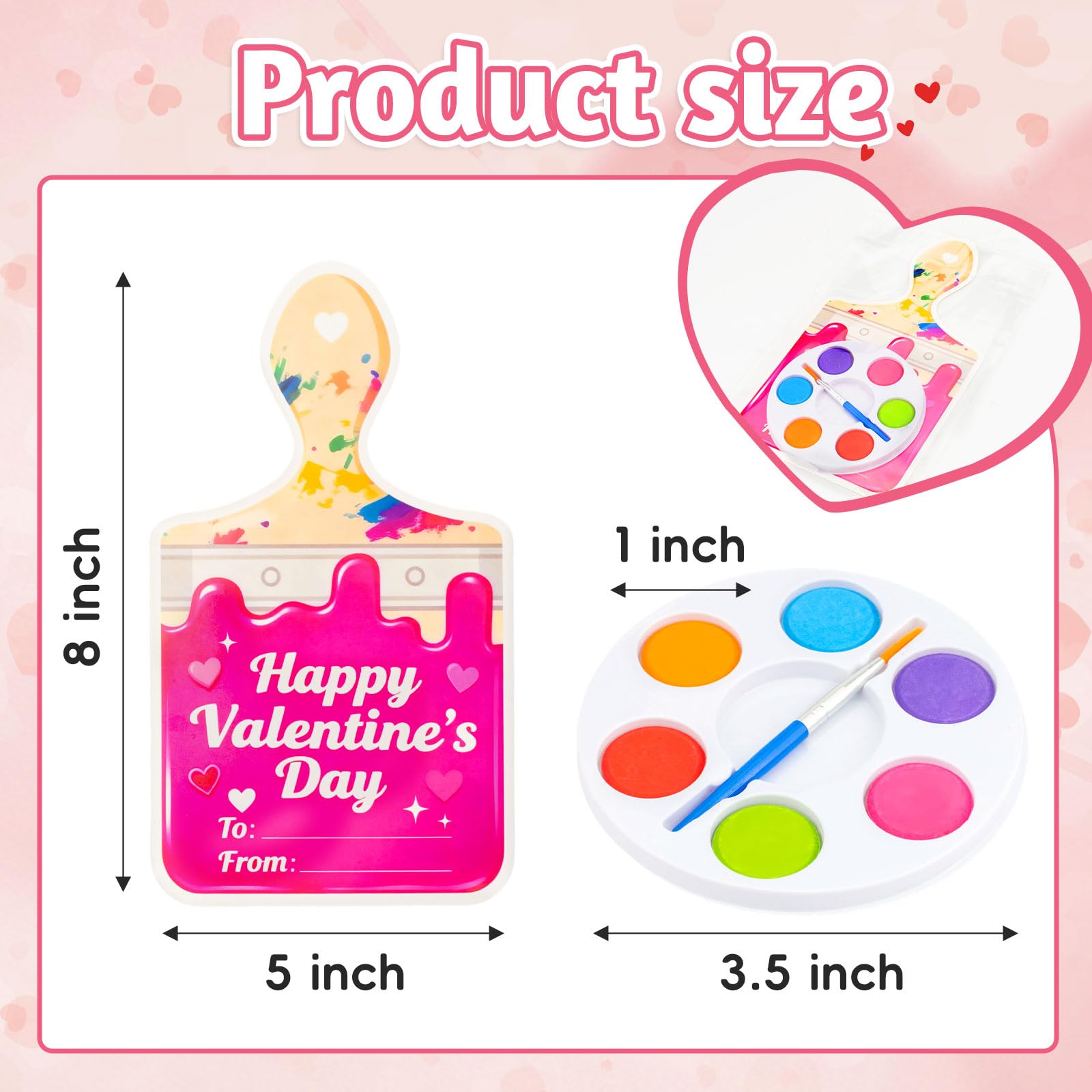 Hapray six-color washable paints for mess-free art.