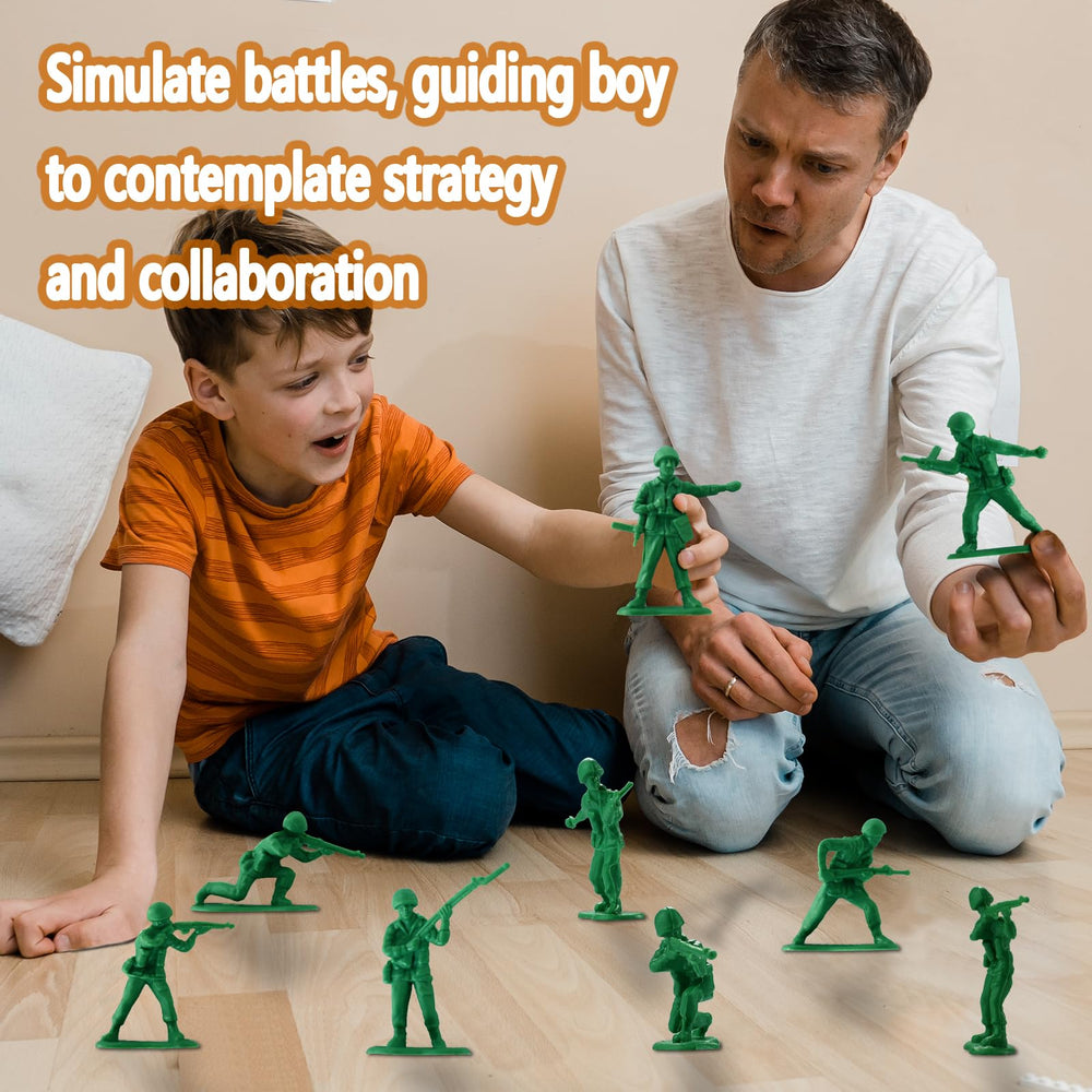 HAPTIME child imaginative play army figures encourage role-play and storytelling moments.